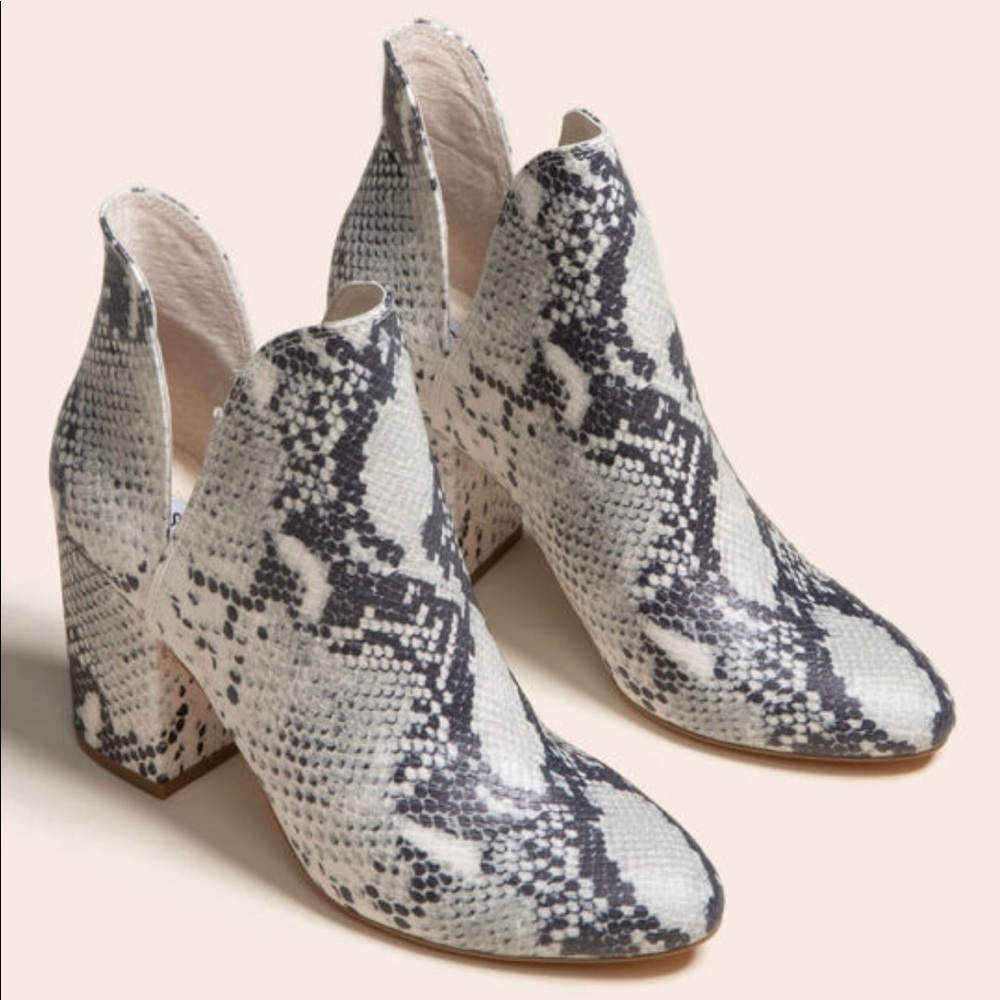 Steve Madden Snakeskin Booties 🐍